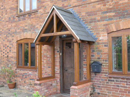 porch timber structure